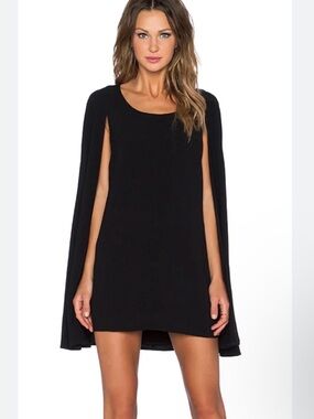 Lavish Alice Black Evening Mini with Sculpted Neckline